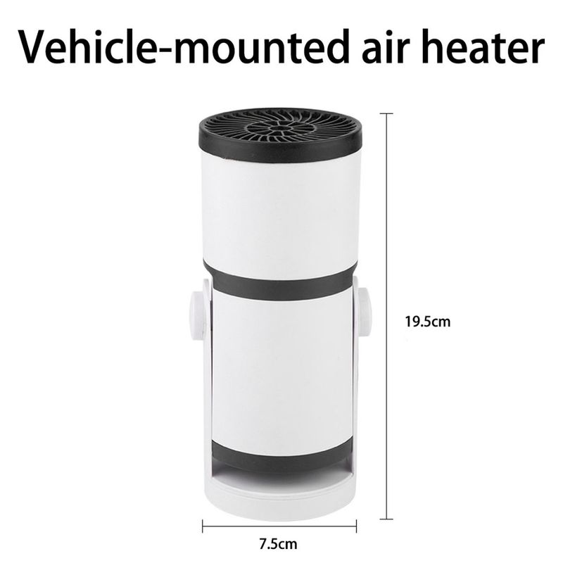 12V 24V Car Heater Electric Cooling Heating Fan Multi-functional Demister Defroster Portable Dryer Windshield Defogging Fans_voghion.com