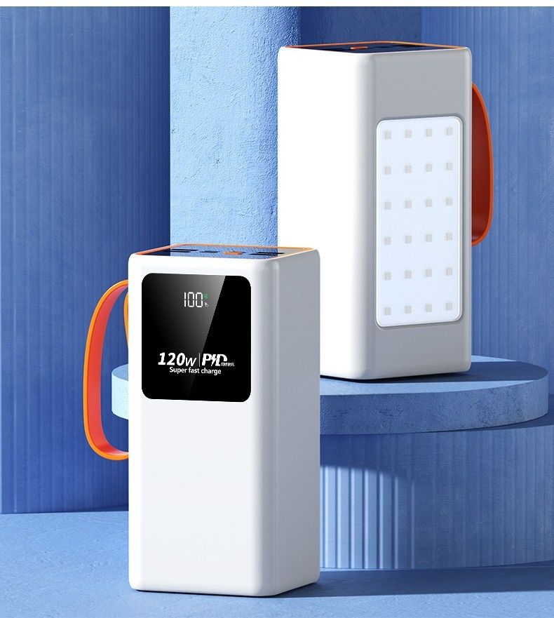 50704555550<=3 Power Bank certificato 3C, grande capacità, ricarica rapida, per esterni, streaming live, studenti, campeggio, luce, caricabatterie portatile lungo_voghion.com