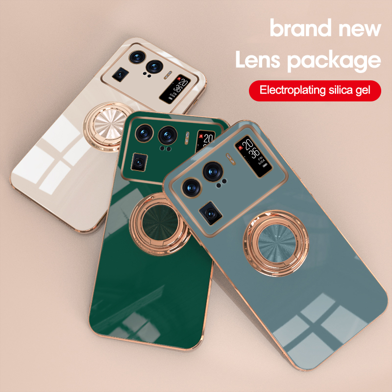 Shockproof Cover Fir Xiaomi Mi 12 Pro 11T 10T Pro Mi 11 Ultra 11 Lite 4G 5G Poco F3 Luxus Plating Ring Holder Protectiv_voghion.com