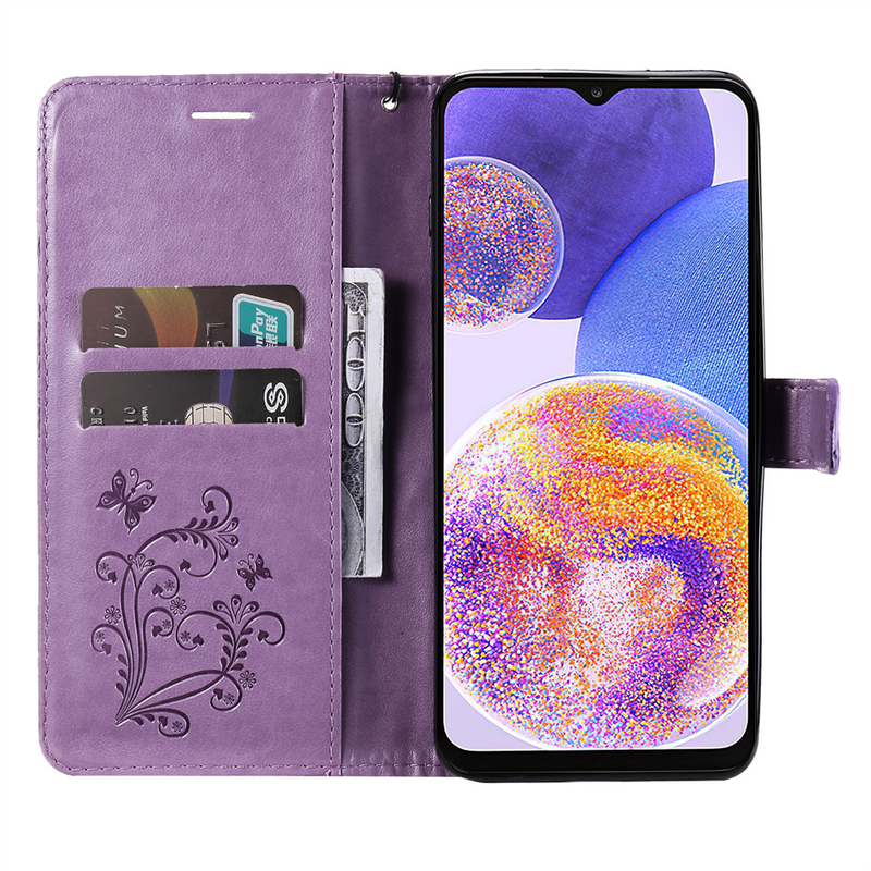 Custodia in pelle portafoglio carino farfalla per Nokia G10 G11 G20 G21 G50 C10 C20 X10 X20 6.3 3.4 2.4 2.3 1.3 6.2 Slot per schede Fondo_voghion.com