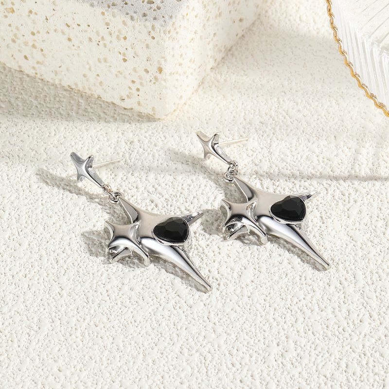 orecchini teschio scuro per donna vendita calda orecchini in lega di diamanti zucca ragno set di orecchini di Halloween_voghion.com