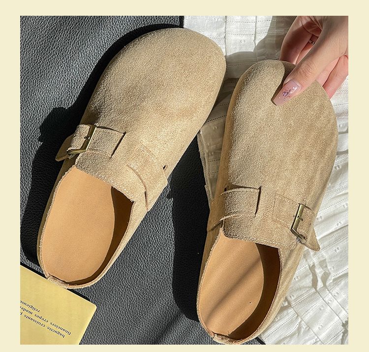 Pantofole da donna Ins Trend Casual All Match con supporto a metà piede_voghion.com
