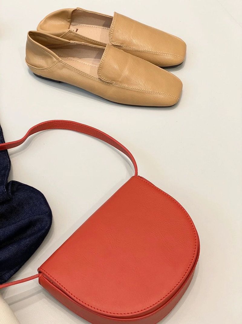 Retro Frühling und Sommer Fee Stil weiche Lederschuhe Pedal_voghion.com
