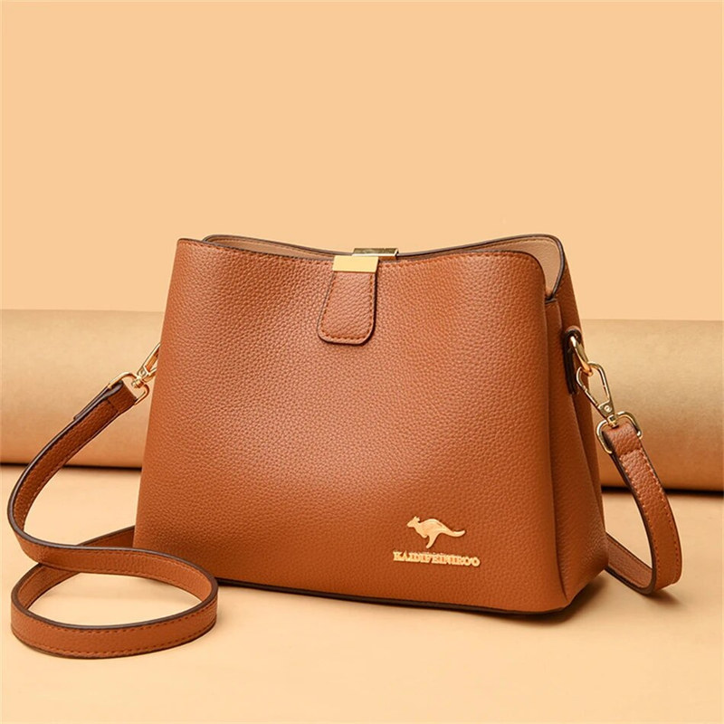 Borsa a mano di lusso in pelle di buona qualità per donne, borsa multifunzione a 3 divani per donne_voghion.com