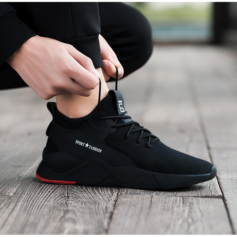 Übergroße Herren-Sneakers, modisch, atmungsaktiv, lässig, mit Schnürung, flache Mesh-Schuhe_voghion.com
