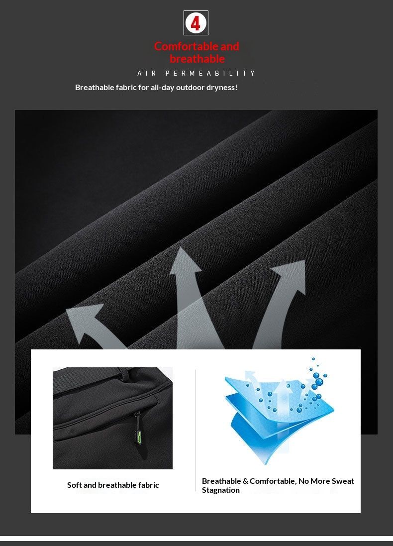 Pantalon unisexe 001, pantalon softshell d'hiver épais, doublé polaire et coupe-vent, résistant à l'usure, idéal pour la randonnée en extérieur (C181)._voghion.com