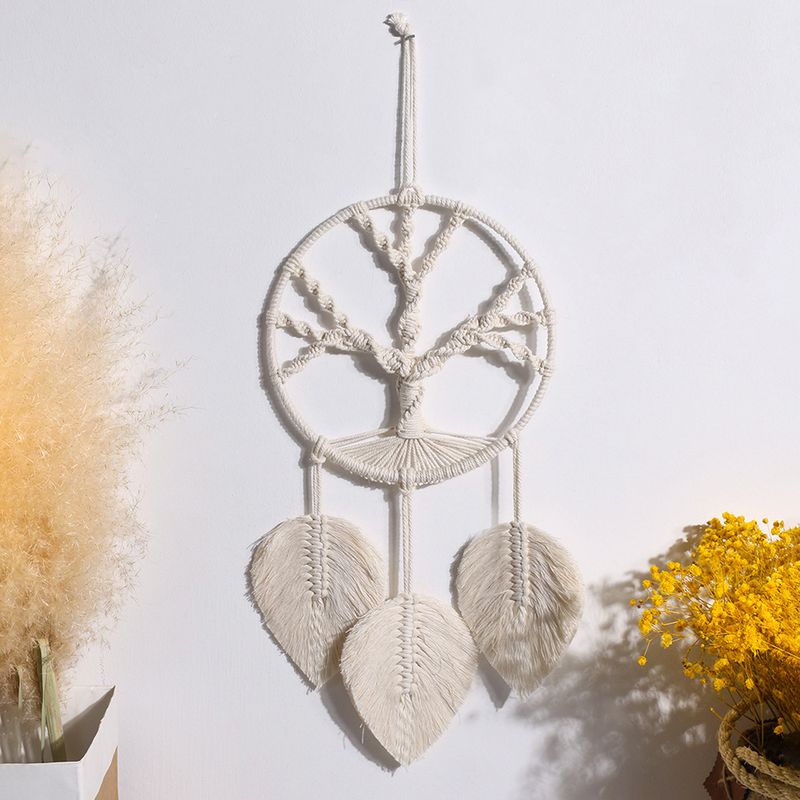 Bohemian baum des lebens traum catcher gewebt handgemachte wandteppiche hängen hause dekoration Nordic schlafzimmer anhänger großhandel_voghion.com