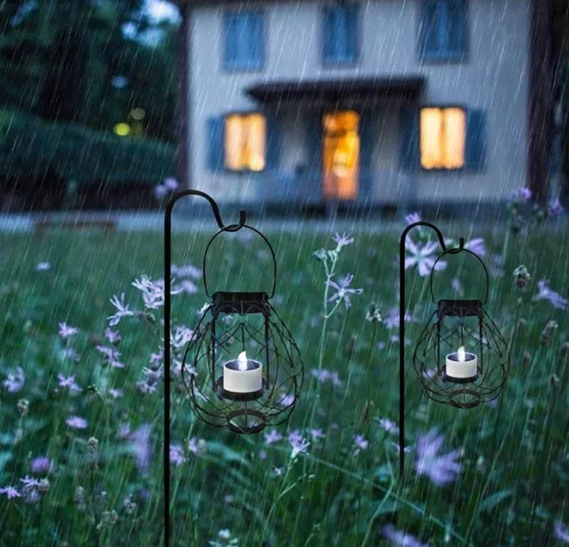 1-6PCS Solar Tea Light LED Candles Outdoor Waterproof Flameless Solar Tea Lights Rechargeable Candles For Party Garden Home Deco_voghion.com