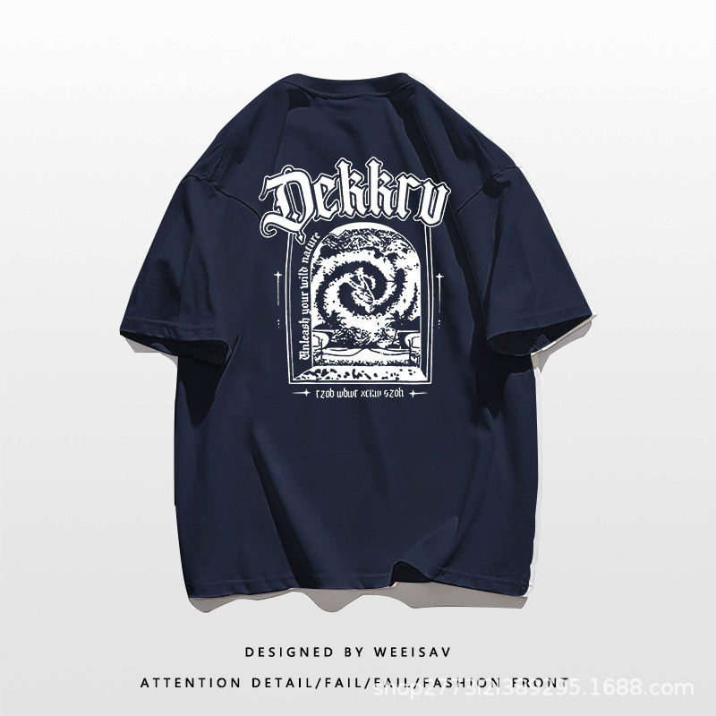 Fashionable New Summer Printed Men's Round Neck T-shirt_voghion.com