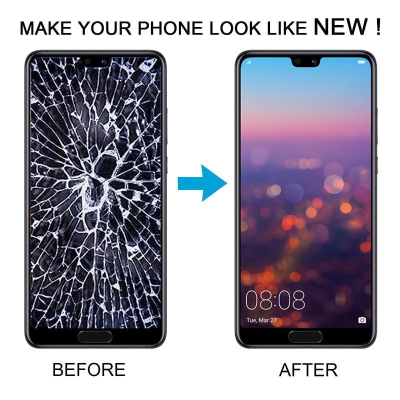 Écran LCD TFT complet avec châssis pour Huawei P20 Pro, sans identification par empreinte digitale (noir)_voghion.com