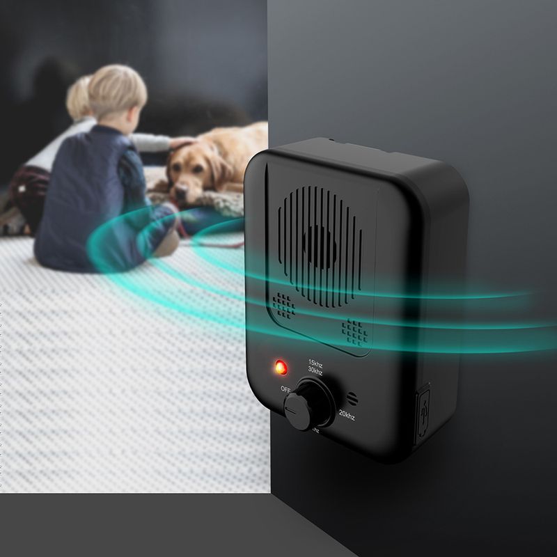 Outdoor Repeller Bark Stopper Anti-Bell Anti-Lärm Ultraschall Hundetrainer_voghion.com
