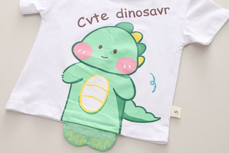 Barnkläder, sommardräkt för pojkar, 2 st korta pyjamasshorts_voghion.com