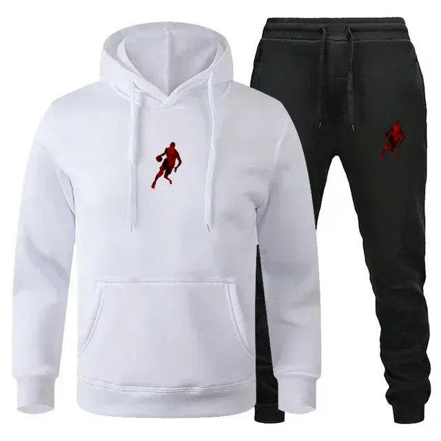 Herren-Trainingsanzüge Herbst/Winter 2025 Jogging Fiess Sportswear Set: Modisches Langarm-Sweatshirt und lässige Hose_voghion.com