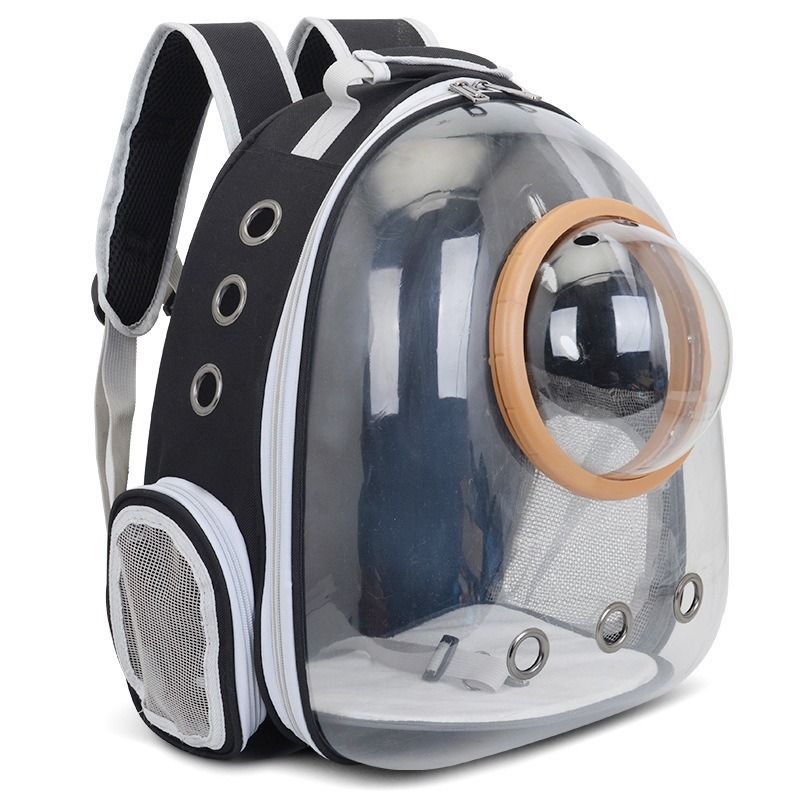 New Handheld Space Capsule Pet Transparent Side Opening Skylight Double Shoulder Cat Convenient And Breathable Dog Bag_voghion.com