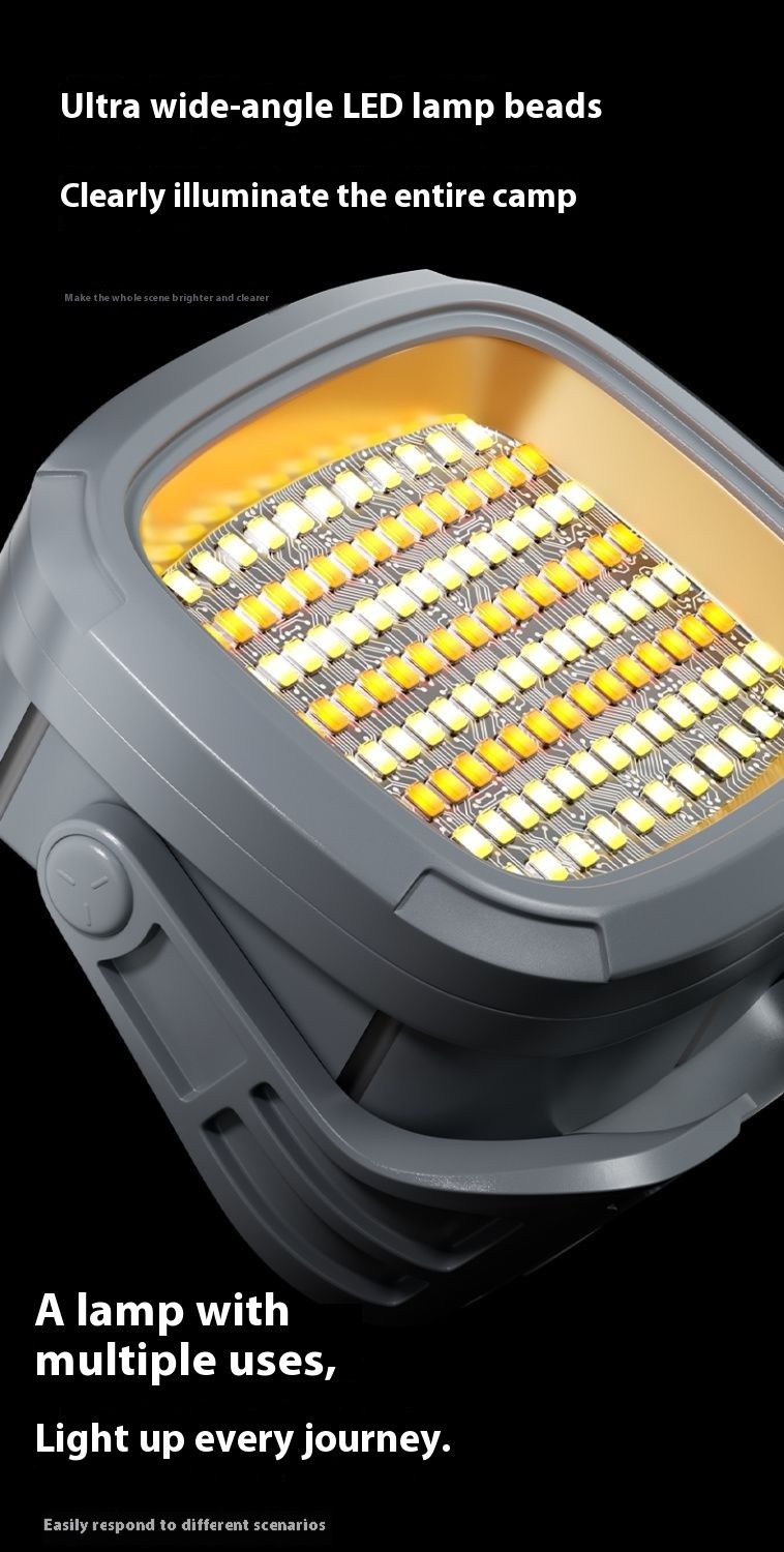 Super jasne diody LED do ładowania nowe zasilane energią słoneczną stoisko nocny rynek zewnętrzny dom długi czas pracy baterii kemping namiot światło_voghion.com