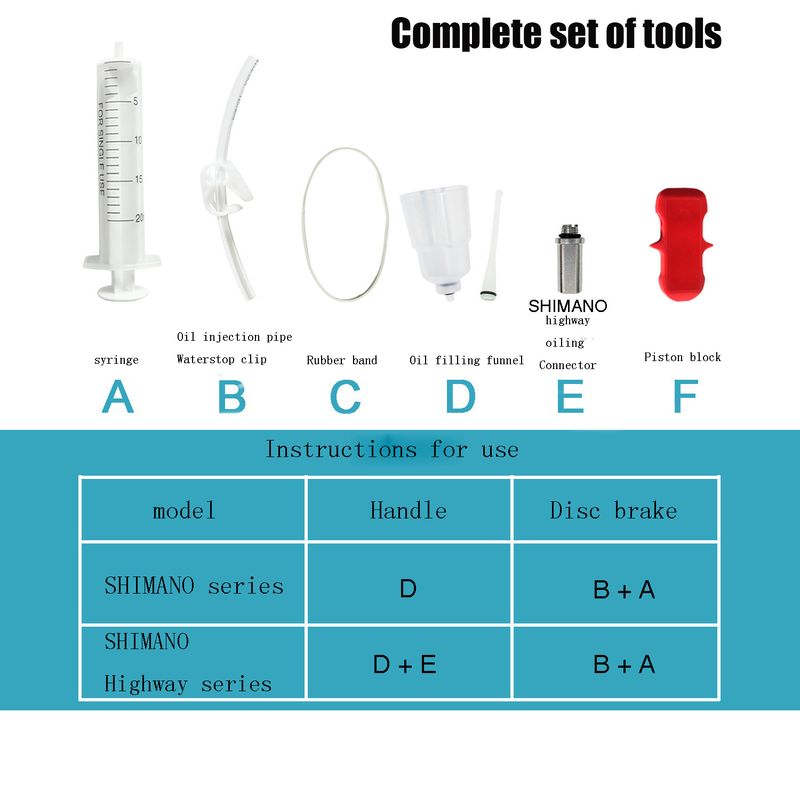 Hydraulic BLEED KIT Bicycle Disc For SHIMANO System Mineral Oil Brake Funnel Set V2.0 Bike Tool 2020_voghion.com