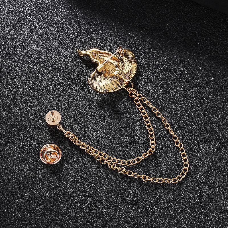 Cappello in stile coreano, spilla, nappa in lega da uomo, giacca con intarsi di diamanti, accessori floreali per il petto, spilla per abbigliamento_voghion.com