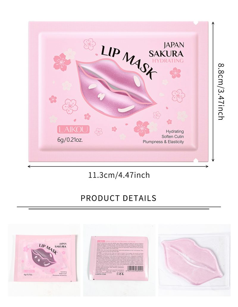 LAIKOU Sakura Lip Mask 6g Moisturizing And Hydrating Lip Cosmetics_voghion.com