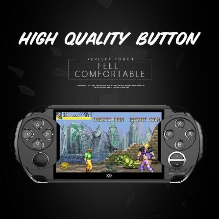 Nuova console portatile da 5,1 pollici con lettore di videogiochi arcade X9 Mini da 8 GB, adatta per PSP/GBA/NESRMVB Dual Rock_voghion.com