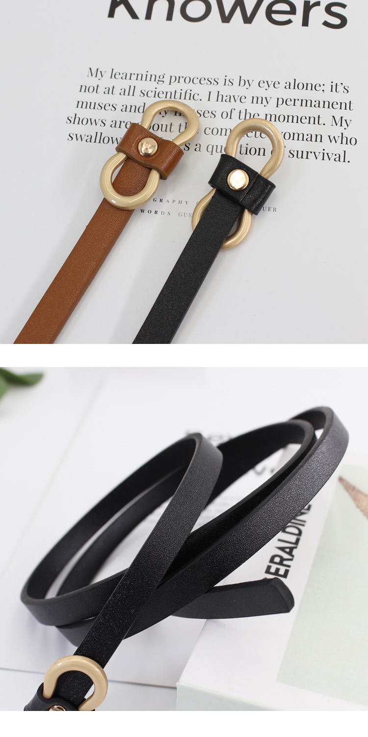 Abito da donna sottile e semplice, completo, maglione, cintura annodata, cintura decorativa per gonna_voghion.com