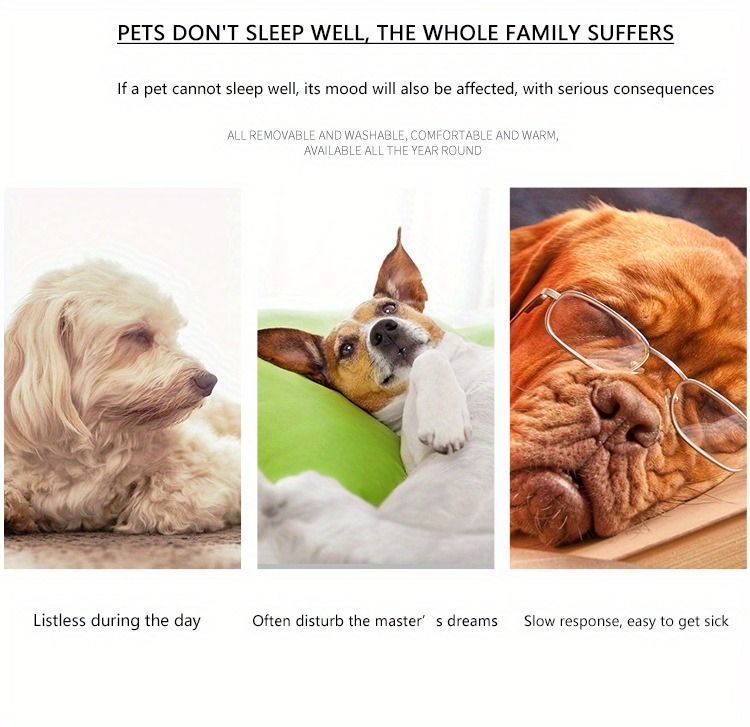 Hundebett Home Pet Großes Zubehör Sofa Zubehör für kleine Hunde Waren Tiere Große Accessoires Mittlere Matte_voghion.com