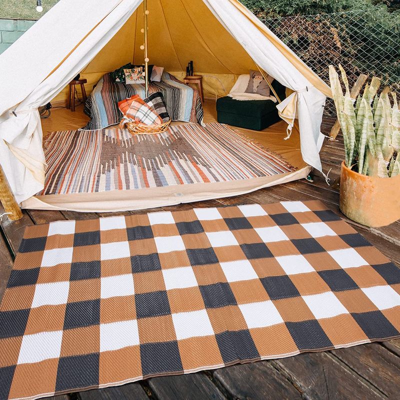Moisture-Proof Durable Garden Portable RV Mat Thickened Camping Outdoor Carpet_voghion.com