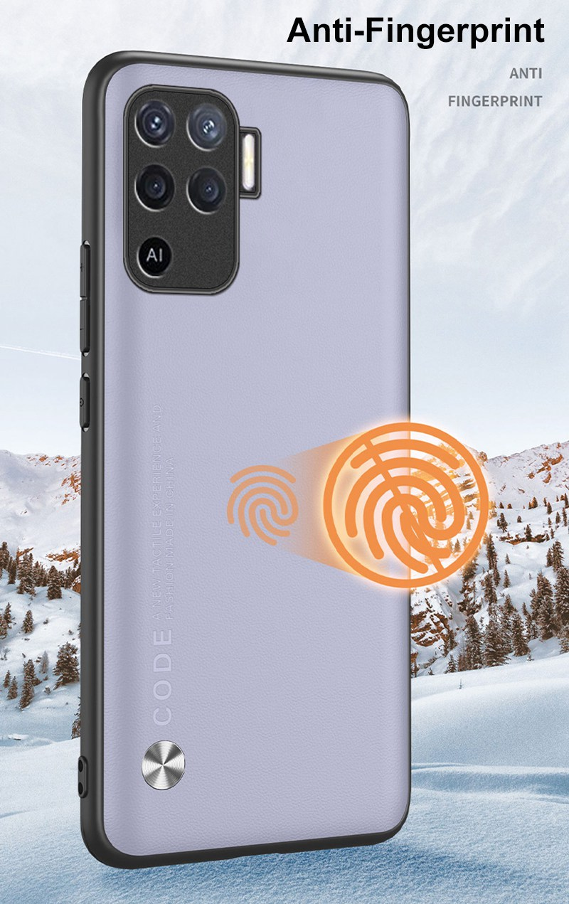 Voor OPPO A36 A76 A96 Luxe PU Leather Case Voor OPPO A54 A74 A94 A55 A95 4G 5G Achterkant Matte Siliconen Bescherming Phon_voghion.com