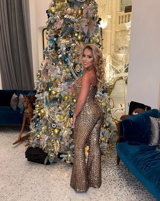 Roupas femininas estilo quente resistente brilhante ouro lantejoulas suspensório macacão europeu e americano moda celebridade festa banquete vestido_voghion.com