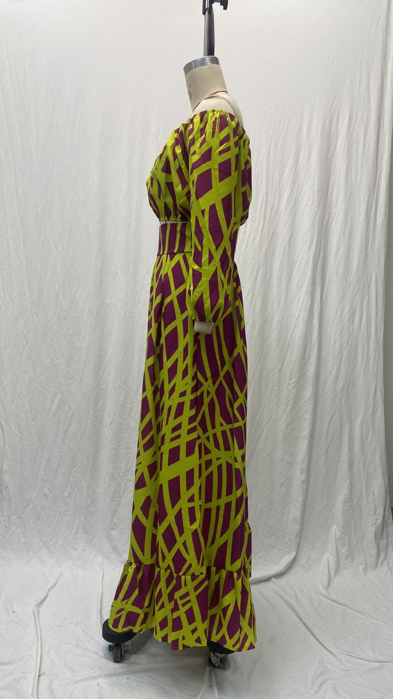 Dammekleeder elegant gedréckte grenziwwerschreidend Rock Moud Kostüm_voghion.com