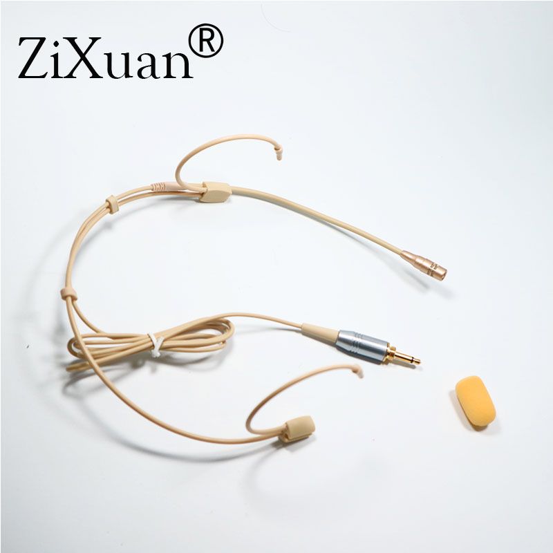 Microfono a condensatore ipercardioide professionale con cuffia sospesa per sistema di microfoni wireless Sennheiser Shure_voghion.com