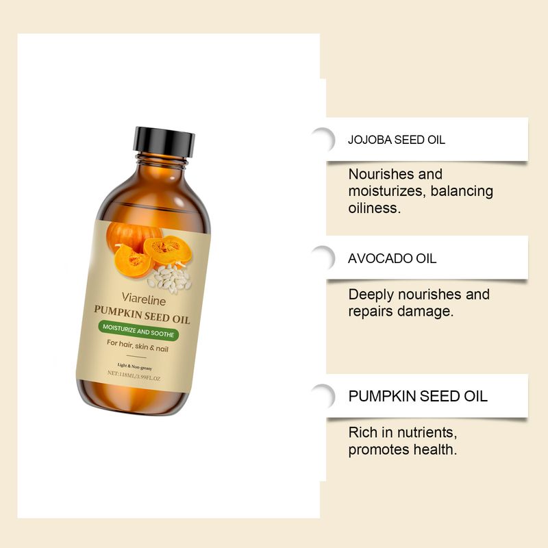 Olio essenziale VIARELINE Cura delicata per capelli e unghie Idrata la pelle del corpo Non appiccicoso_voghion.com
