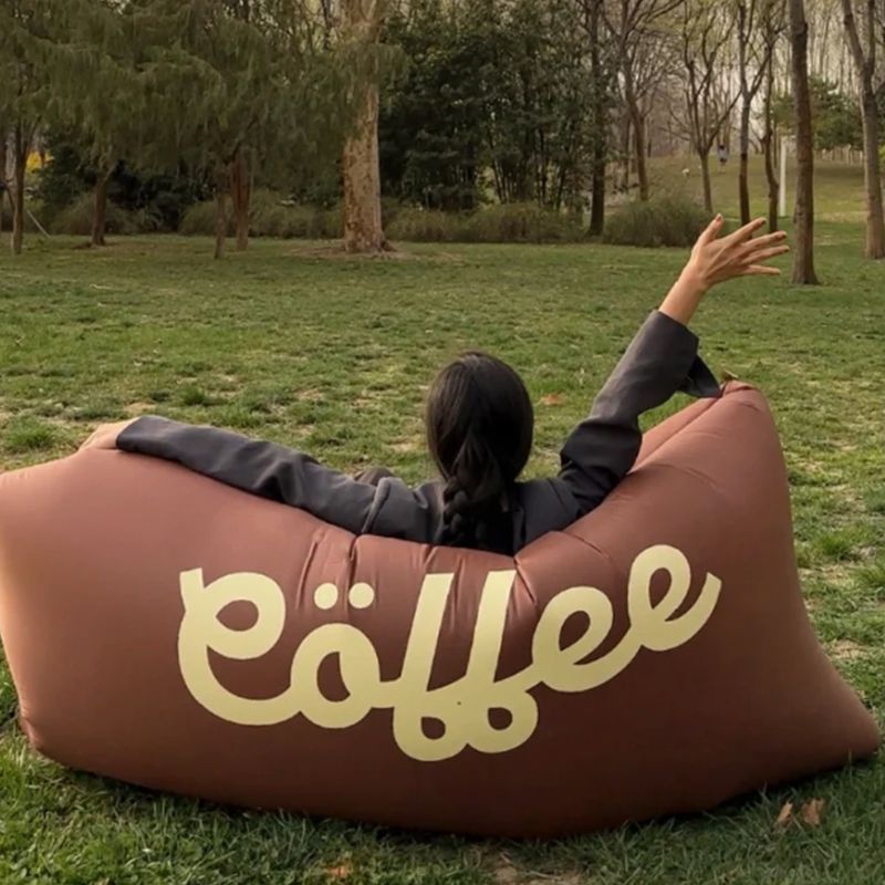 【 5353 People Reviews 】 Lazy Inflatable Sofa Down, Music Festival Camping Picnic, Adult Can Lie Down And Sleep, Portable_voghion.com