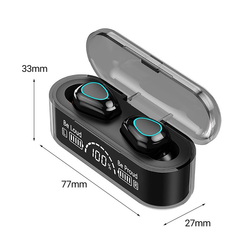 G35B Bluetooth-compatible Earphones LED Digital Display Noise Reduction IPX5 Waterproof Sports Stereo Wireless_voghion.com
