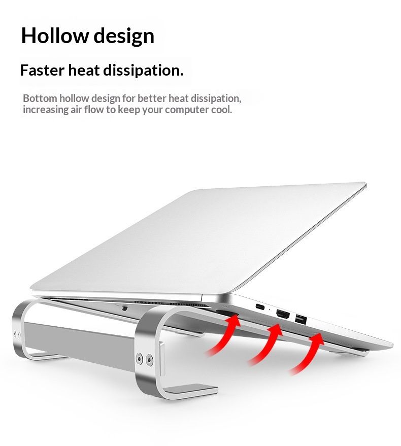 NeoGear NeoGear Metron Supporto portatile per laptop con raffreddamento da tavolo in lega di alluminio_voghion.com