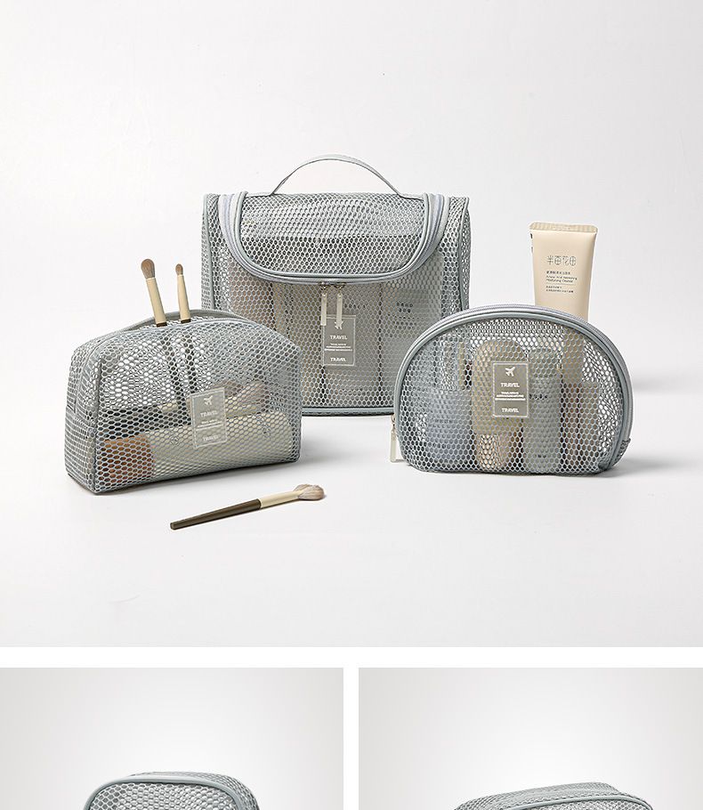 Faltbare Netz-Strandtasche – leichte Reisetasche in verschiedenen Ausführungen (quadratisch, Kissen, gebogen, Clutch, Muschel) – für Pool, Fitnessstudio, Urlaub und den täglichen Gebrauch_voghion.com