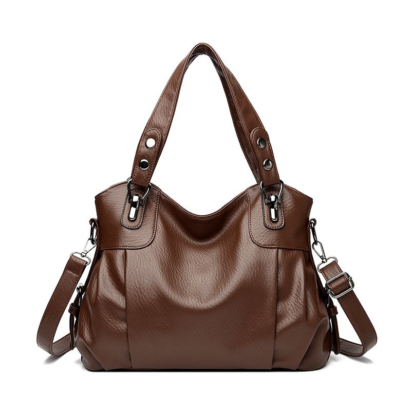 Borsa a mano da donna in morbida pelle di alta qualità, 2025, nuova borsa a tracolla semplice e capiente da pendolare_voghion.com