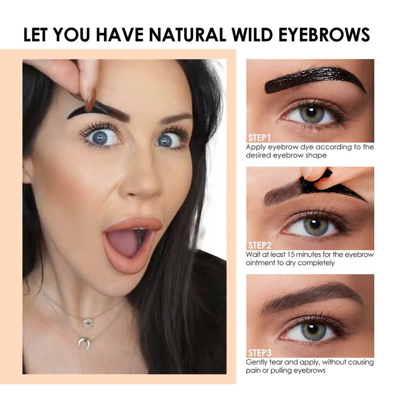 Koparılabilir Jel Soyulabilir Kaş Kremi Büyük Fırça Başlığı Kolayca Soyulabilir 4 Renk Mevcuttur_voghion.com