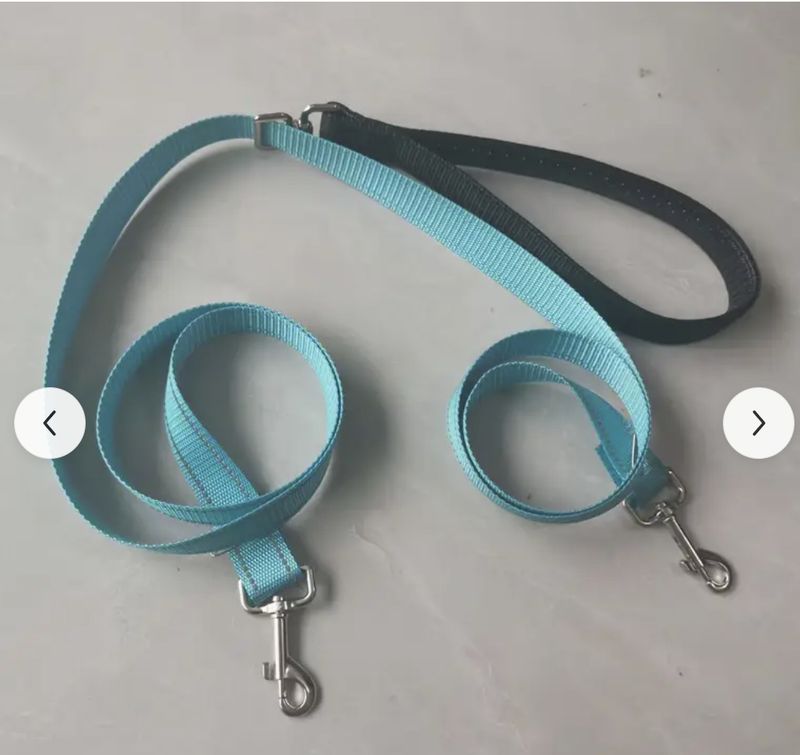 Two-Point Control Coordinated Harness Tangle Dog Training Reflective Walking Convertible Single Leash_voghion.com