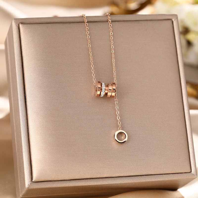 Titanium Steel Necklace, Women's Tassel, Small Waist, Pendant, Liht Fashion Collarbone Chain Accessory, No_voghion.com