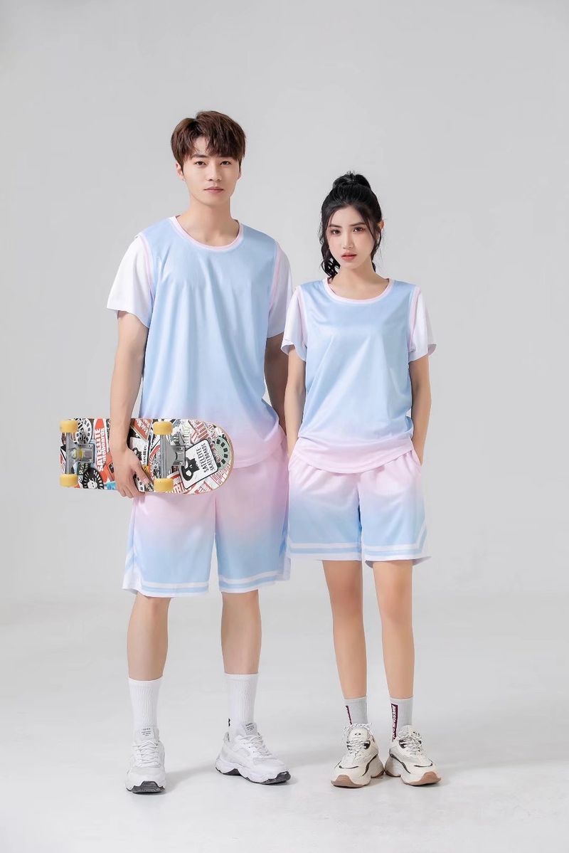 Taobao Short sleeved Basketball Suit Set for College Students Competition Jersey Men's and Women's Printed Team Uniform_voghion.com