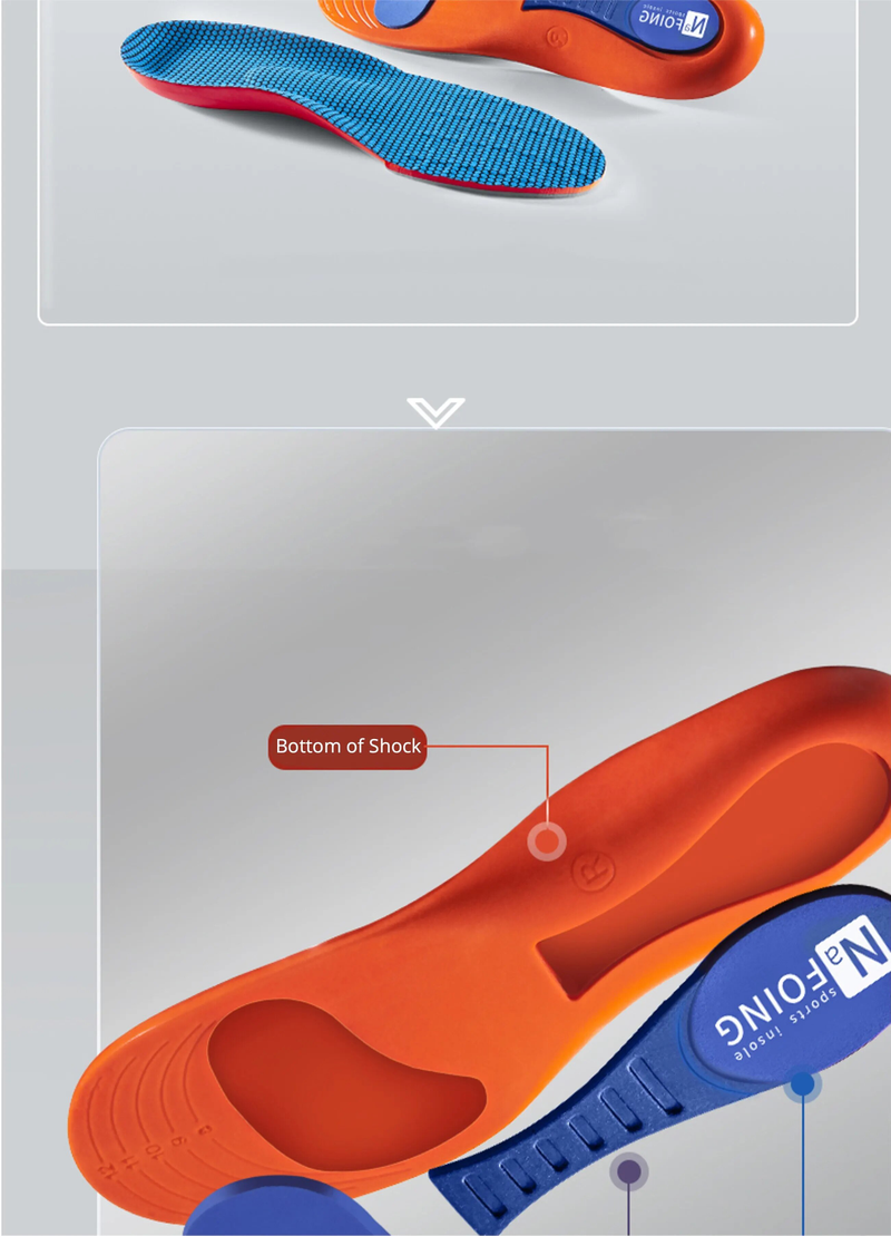 Orthopädische Sport-Elastizität für Schuhe, Sohle, Unisex-Technologie, Stoßdämpfung, atmungsaktive Laufeinlagen_voghion.com