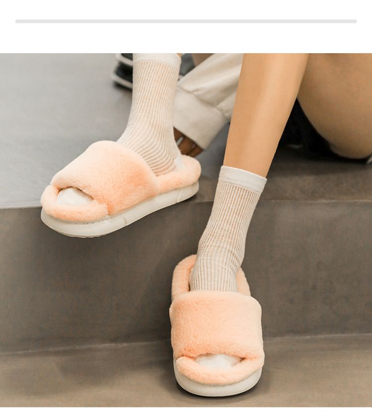 Plush Slippers For Women & Men - Anti-Slip EVA Sole Indoor/Outdoor Fuzzy House Shoes With Memory Foam Insole (Multiple Colors)_voghion.com