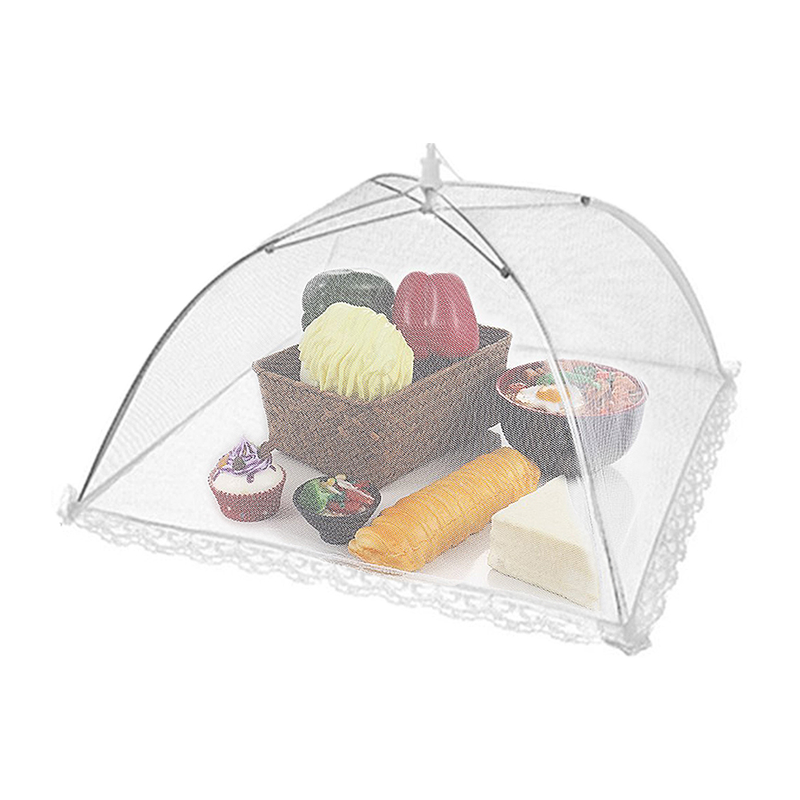 1Pc Convenient And Useful Food Covers Umbrella Style Anti Fly Mosquito Meal Cover Table Mesh Food Cover Kitchen Cooking Tools_voghion.com