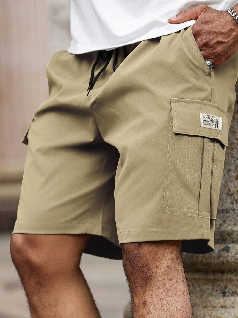 Pantalones cortos de verano para hombre, modernos, estilo americano, finos, holgados, informales, rectos_voghion.com