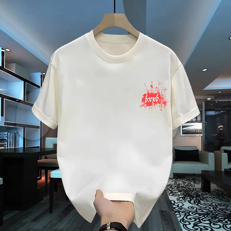 Helt ny sommer-T-shirt med korte ærmer og trendy tøj til mænd_voghion.com