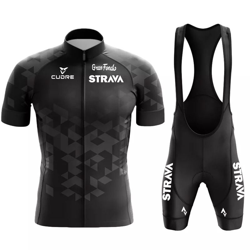 2024 Suit Strava Tour De France Short Sleeved Set For Mountain Cycling Events_voghion.com