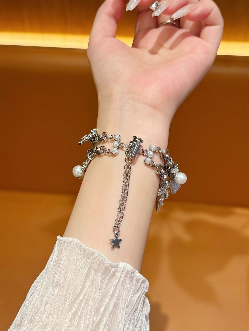 Uhrenarmband für Xiaomi Band 8 7 8Pro 7Pro 6 5 4 3 Love Crystal Temperament Armband Uhrenarmband_voghion.com