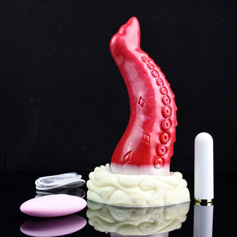 NNSX Octopus Tentacle Vibrator Remote Control Realistic Dildo Silicone Anal Plug Prostate Massager Adult Sex T_voghion.com