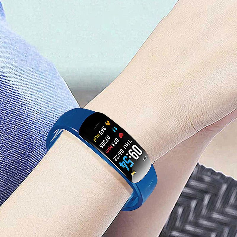 RXshengtai C1plus Bluetooth-Compatible Reminder Weather Forecast Multiple Sport Modes Wrist Smart Watch Daily Life_voghion.com
