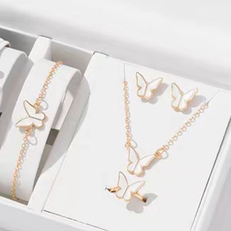 Fashion Love Necklace Set Alloy Oil Drop Multicolor Women's Necklace_voghion.com